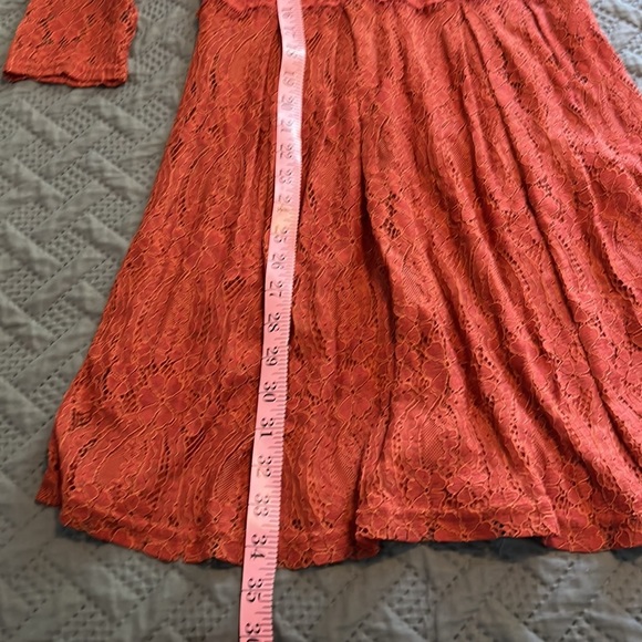 Altar’d State : Burnt Orange Lace Dress - Small - Picture 7 of 10